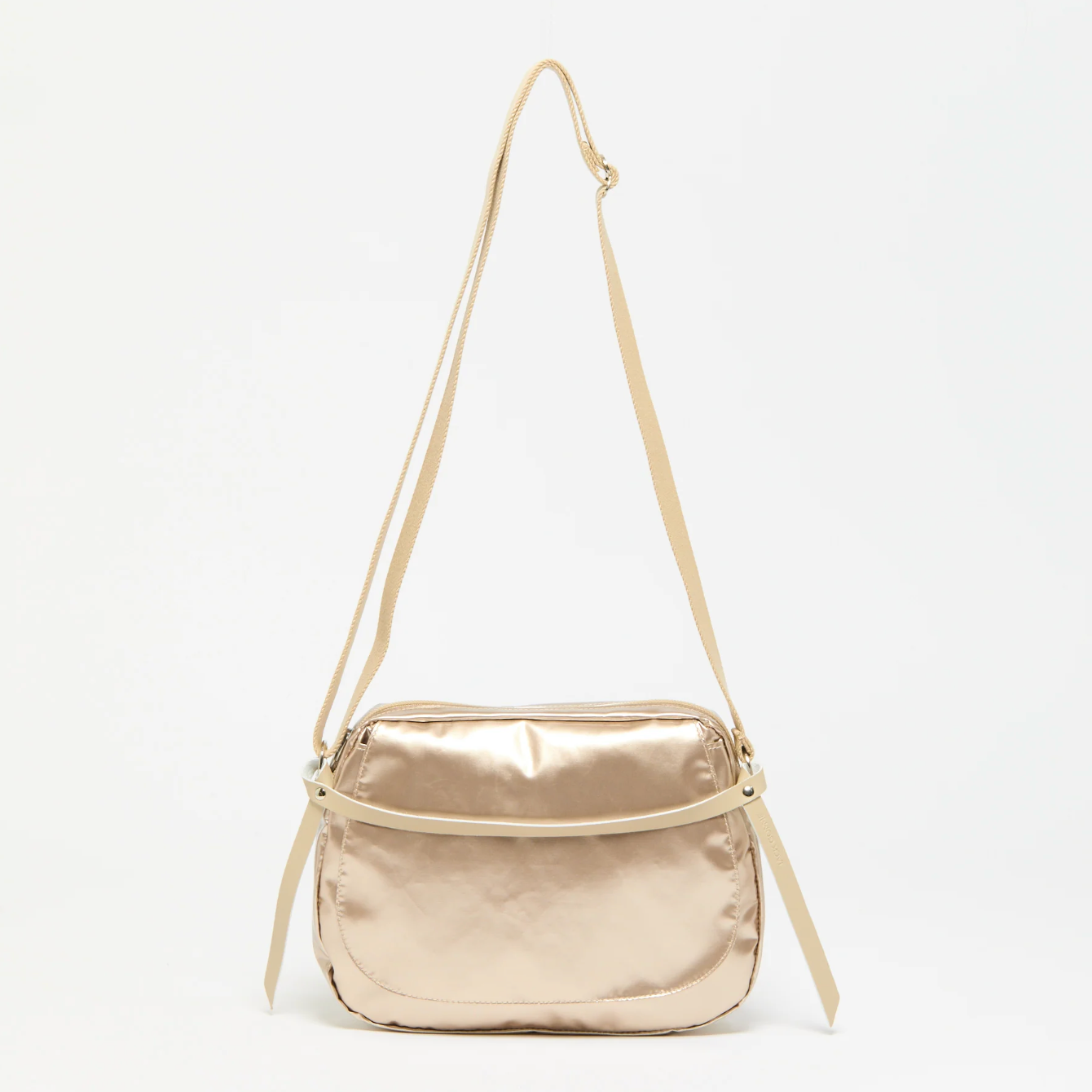 Jack Gomme HAPPY Original Light Shoulder Bag Nacre - Big Bag NY