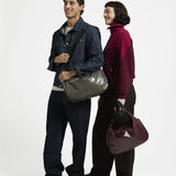 Jack Gomme JOY Light Leather Shoulder Bag in Black - Big Bag NY
