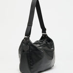 Jack Gomme JOY Light Leather Shoulder Bag in Black - Big Bag NY