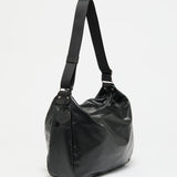 Jack Gomme JOY Light Leather Shoulder Bag in Black - Big Bag NY