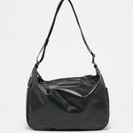 Jack Gomme JOY Light Leather Shoulder Bag in Black- Big Bag NY