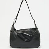 Jack Gomme JOY Light Leather Shoulder Bag in Black- Big Bag NY