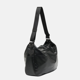 Jack Gomme JOY Light Leather Shoulder Bag in Black - Big Bag NY
