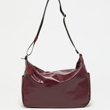 Jack Gomme JOY Light Leather Shoulder Bag in Bordeaux- Big Bag NY