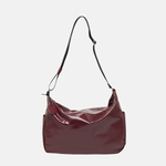 Jack Gomme JOY Light Leather Shoulder Bag in Bordeaux - Big Bag NY