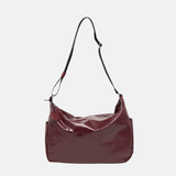 Jack Gomme JOY Light Leather Shoulder Bag in Bordeaux - Big Bag NY