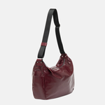 Jack Gomme JOY Light Leather Shoulder Bag in Bordeaux - Big Bag NY