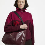 Jack Gomme JOY Light Leather Shoulder Bag in Bordeaux - Big Bag NY