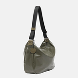 Jack Gomme JOY Light Leather Shoulder Bag in Olive - Big Bag NY