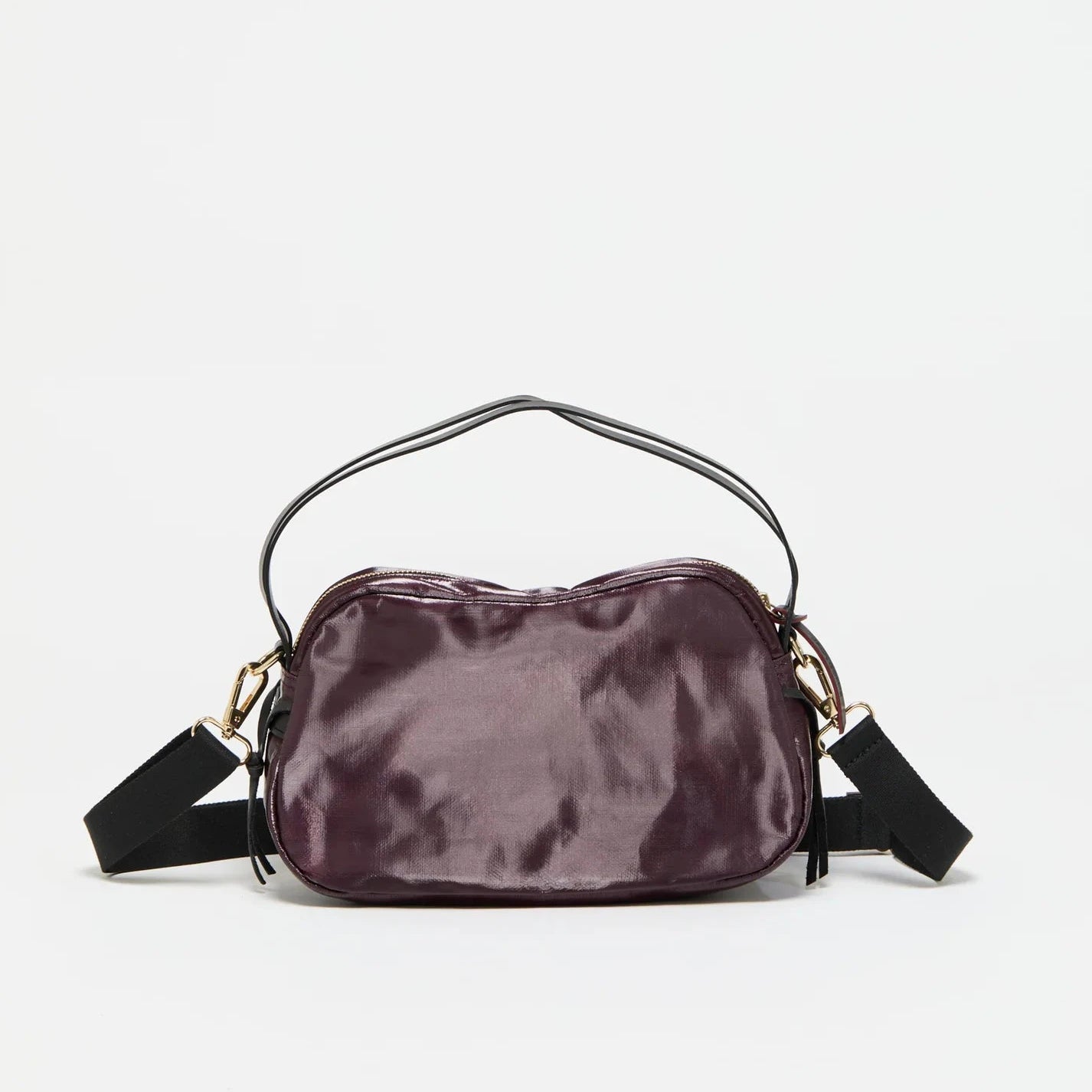Jack Gomme LEBOWL XS Linen Bowling Bag in Wine - Big Bag Ny
