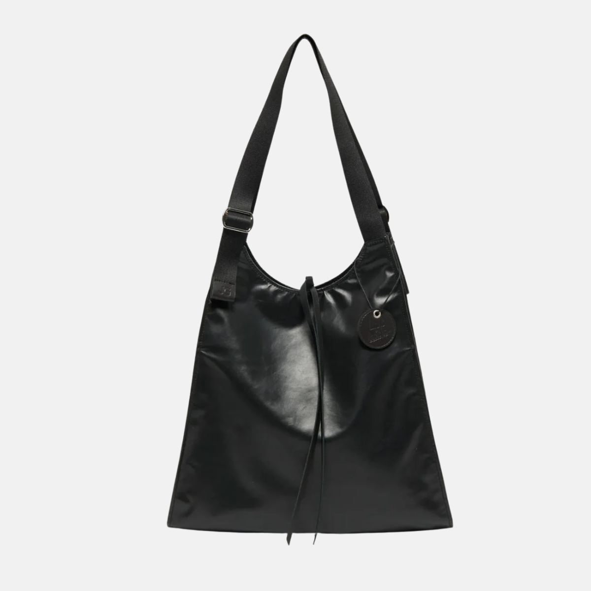 Jack Gomme LESAC Light Leather Tote in Black - Big Bag NY