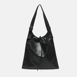 Jack Gomme LESAC Light Leather Tote in Black - Big Bag NY
