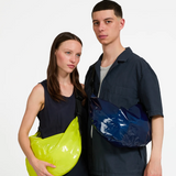 Jack Gomme LUNA X-Light Half-Moon Crossbody Bag - Big Bag NY - Blue