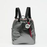 Jack Gomme Limited Edition 20 Years Original Light LAMI Backpack in Acier Dark Silver Grey Big Bag NY