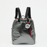 Jack Gomme Limited Edition 20 Years Original Light LAMI Backpack in Acier Dark Silver Grey Big Bag NY
