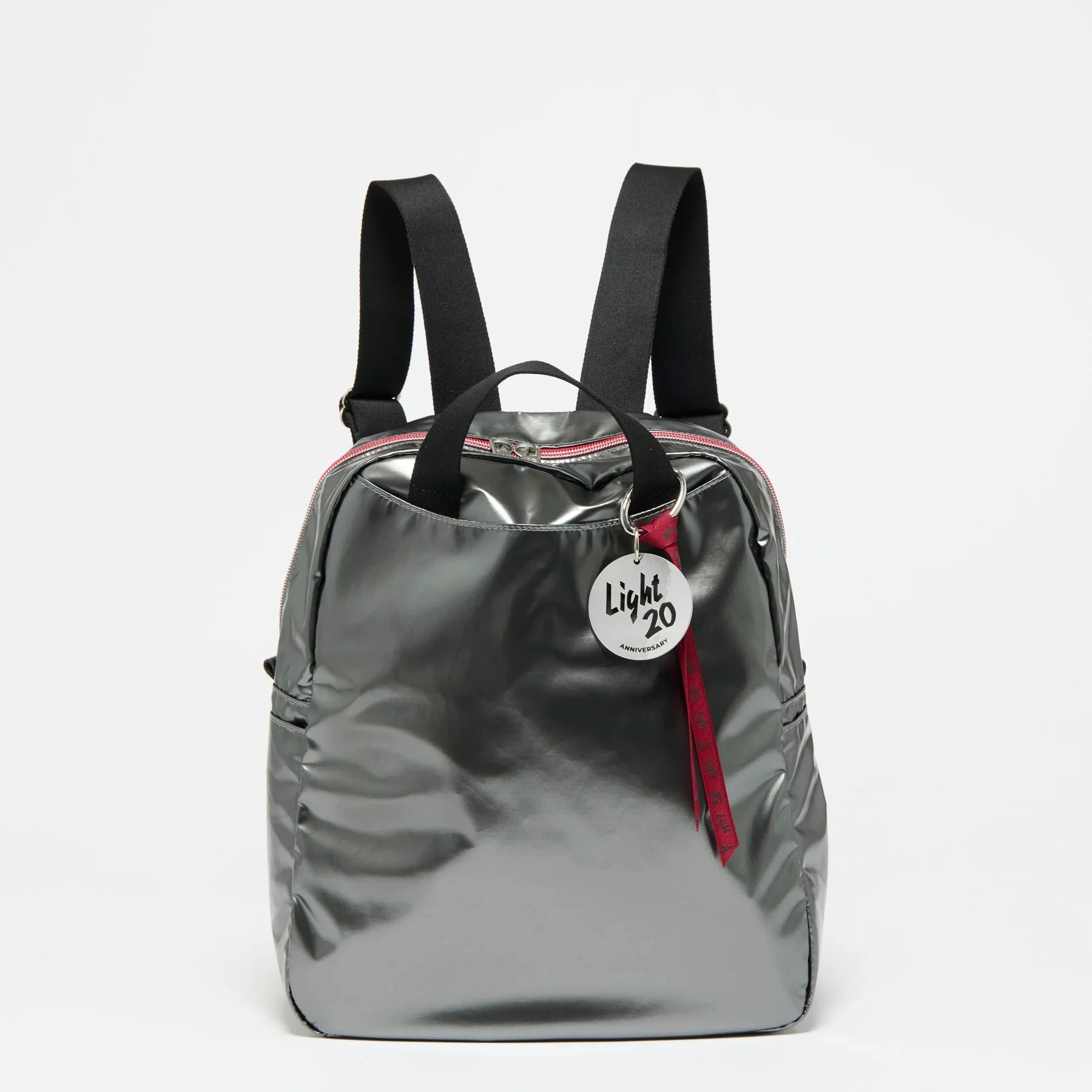 Jack Gomme Limited Edition 20 Years Original Light LAMI Backpack in Acier Dark Silver Grey Big Bag NY