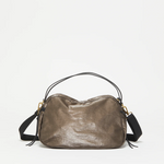 Jack Gomme Linen LeBowl Shoulder and Crossbody Bag in Chestnut - Big Bag 