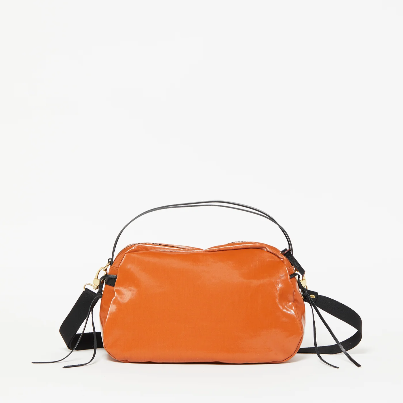 Jack Gomme Linen LeBowl Shoulder and Crossbody Bag in Pumpkin - Big Bag 