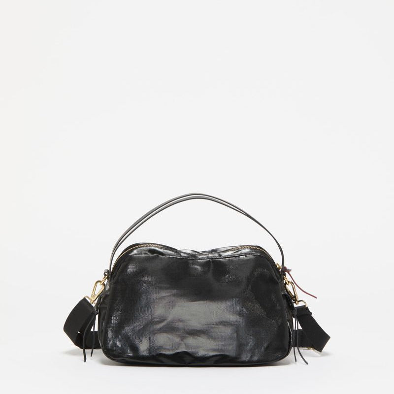 Jack Gomme Linen LeBowl XS Shoulder and Crossbody Bag in Black - Big Bag NY