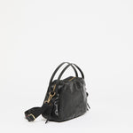 Jack Gomme Linen LeBowl XS Shoulder and Crossbody Bag in Black - Big Bag