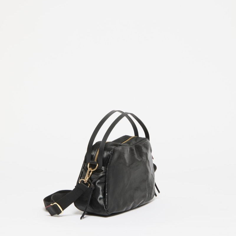 Jack Gomme Linen LeBowl XS Shoulder and Crossbody Bag in Black - Big Bag