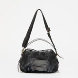 Jack Gomme Linen LeBowl XS Shoulder and Crossbody Bag in Black - Big Bag