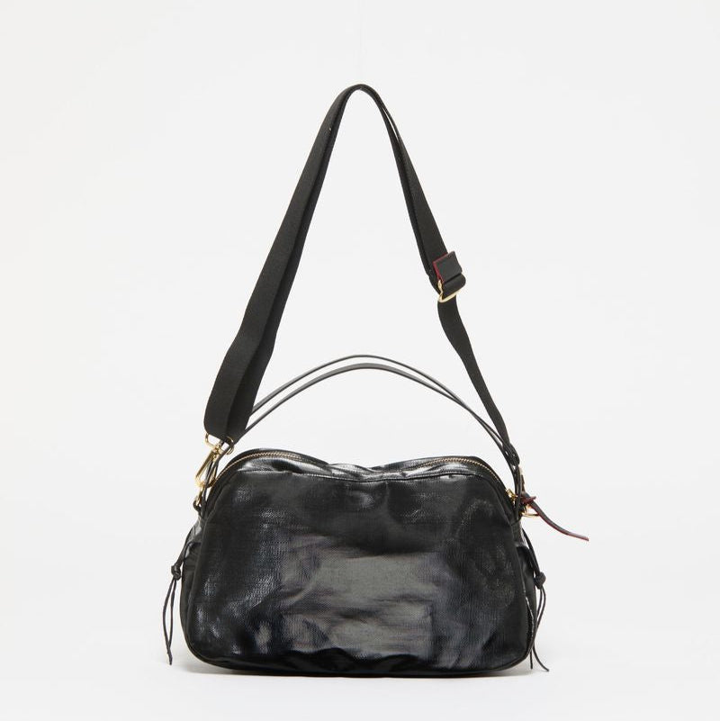 Jack Gomme Linen LeBowl XS Shoulder and Crossbody Bag in Black - Big Bag