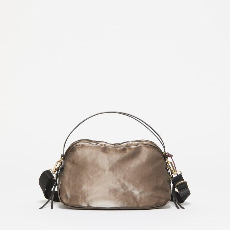 Jack Gomme Linen LeBowl XS Shoulder and Crossbody Bag in Chestnut - Big Bag