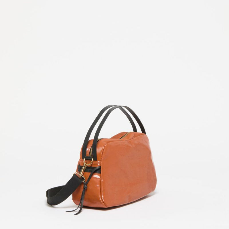 Jack Gomme Linen LeBowl XS Shoulder and Crossbody Bag in Pumpkin - Big Bag