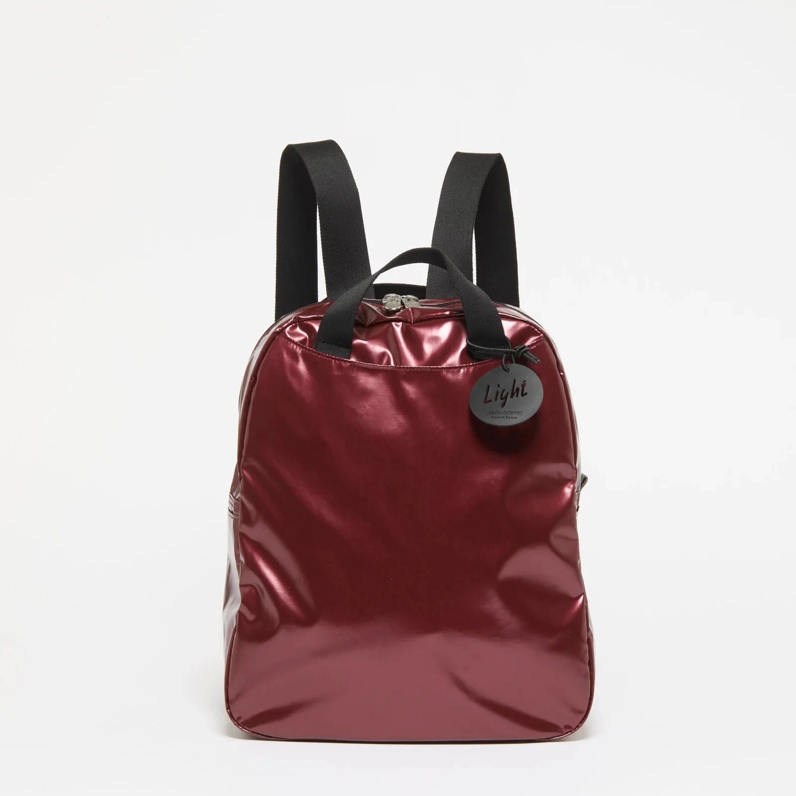 Jack Gomme Original Light Lami Backpack Madere red  - Big Bag NY