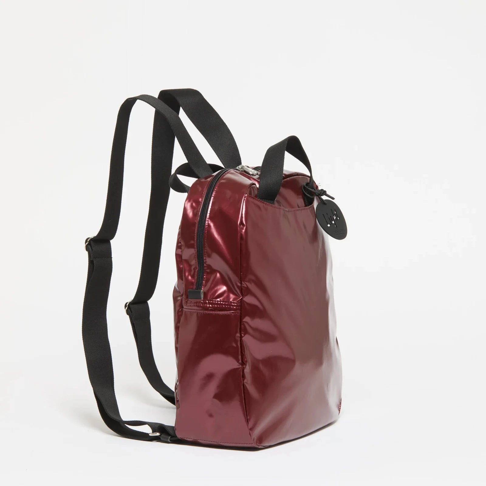 Jack Gomme Original Light Lami Backpack Madere red  - Big Bag NY