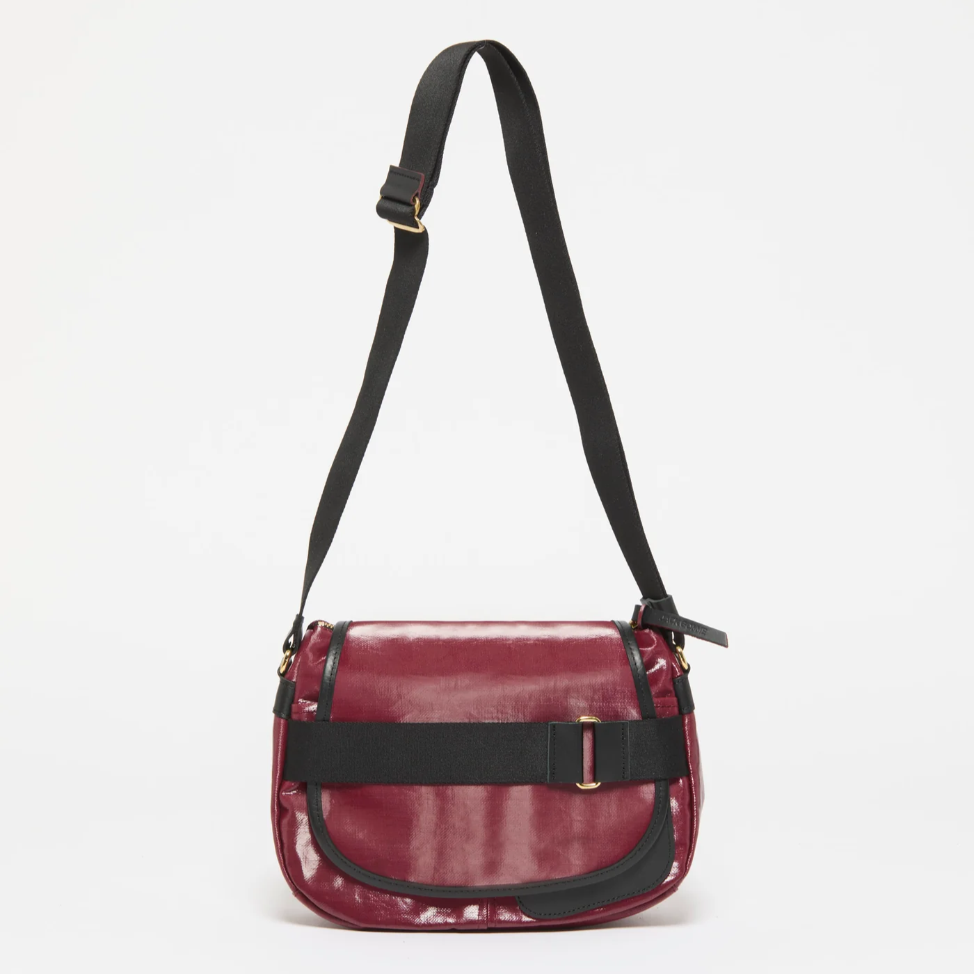 Jack Gomme PETIT GABY Linen Messenger Bag Cherry - Big Bag NY
