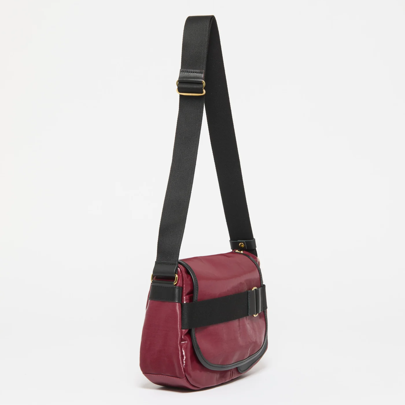 Jack Gomme PETIT GABY Linen Messenger Bag Cherry - Big Bag NY