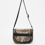 Jack Gomme PETIT GABY Linen Messenger Bag Chestnut - Big Bag NY
