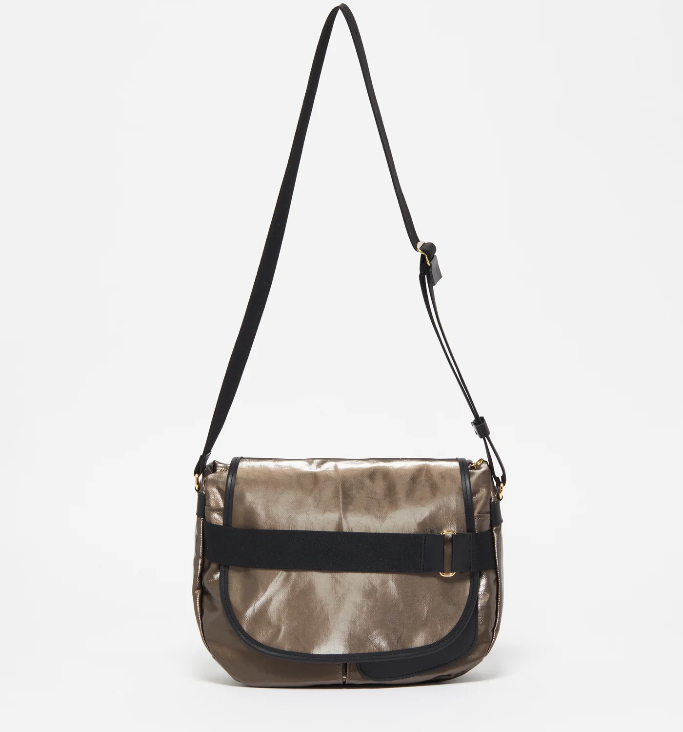 Jack Gomme PETIT GABY Linen Messenger Bag Chestnut - Big Bag NY