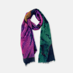 Jitni Three Flowers Cashmere Scarf - Big Bag NY
