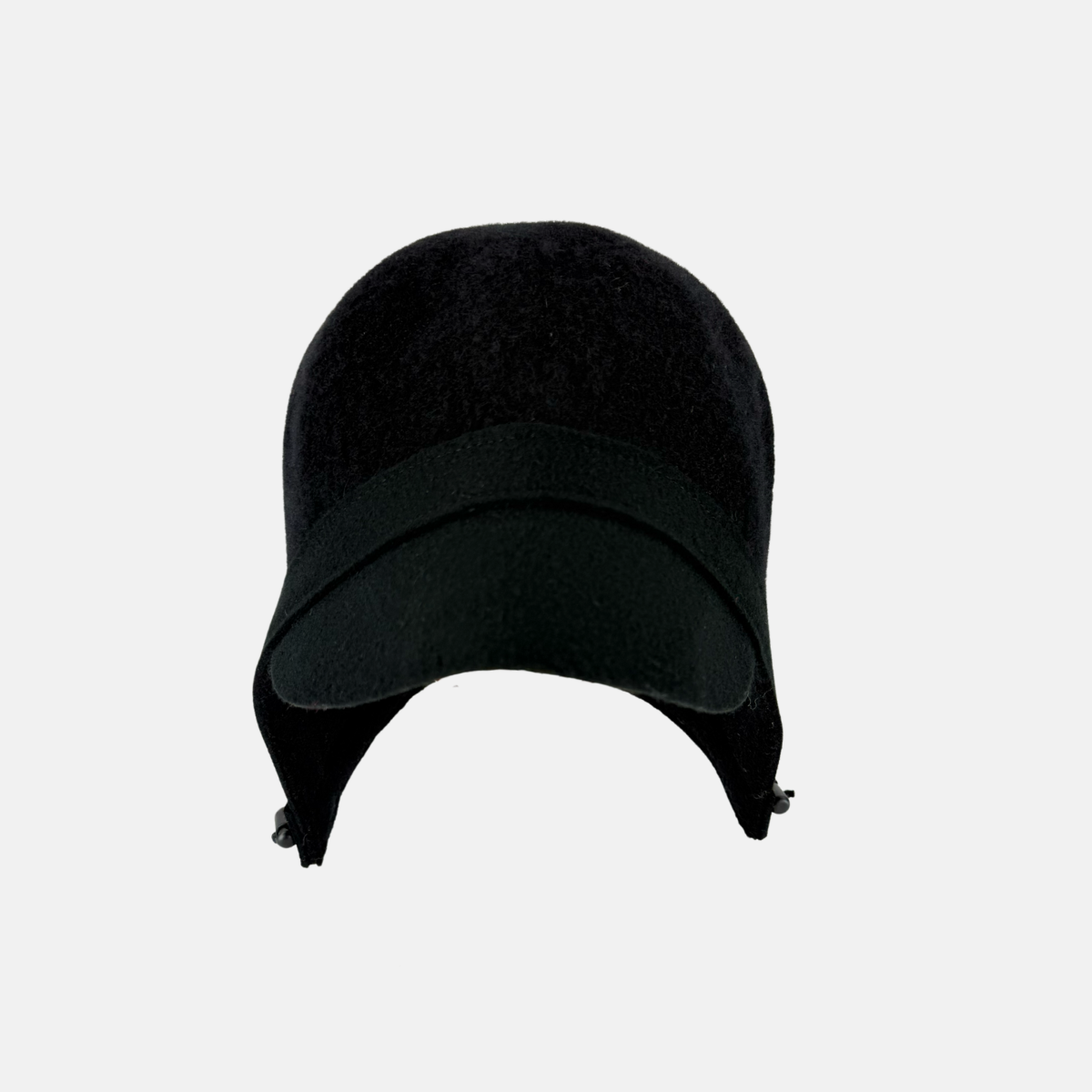 Julie Dubois AVIATOR Wool Cap Black - Big Bag NY 2