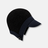 Julie Dubois AVIATOR Wool Cap In Navy - Big Bag NY