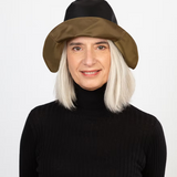 Julie Dubois Brume Foldable Rain Hat in Khaki - Big Bag NY