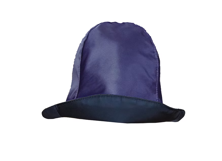 Julie Dubois Brume Foldable Rain Hat in Navy - Big Bag NY