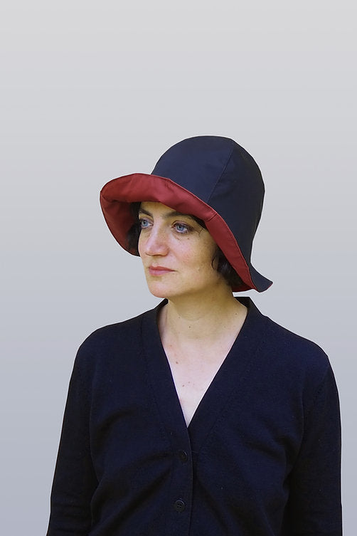 Julie Dubois Brume Foldable Rain Hat in Red - Big Bag NY