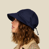 Julie Dubois Cumulus Foldable Rain Cap Style Hat in Navy- Big Bag NY