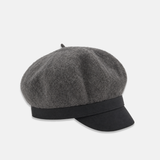 Julie Dubois Grey GAVROCHE Wool Cap - Big Bag NY