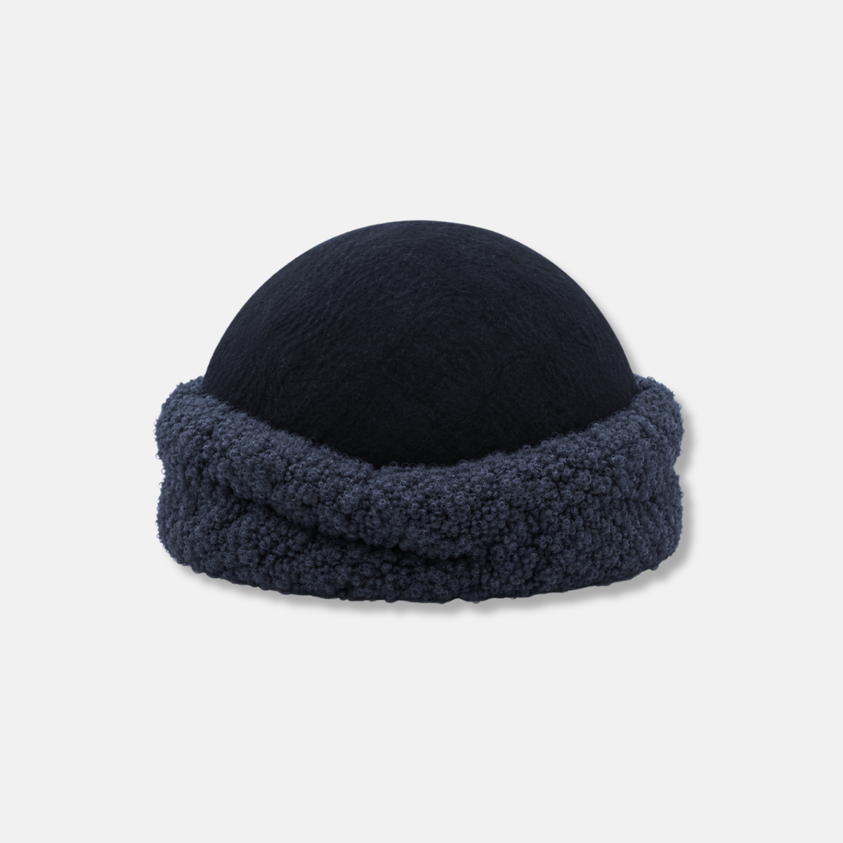 Julie Dubois MARIUS Wool in Navy- Big Bag NY 
