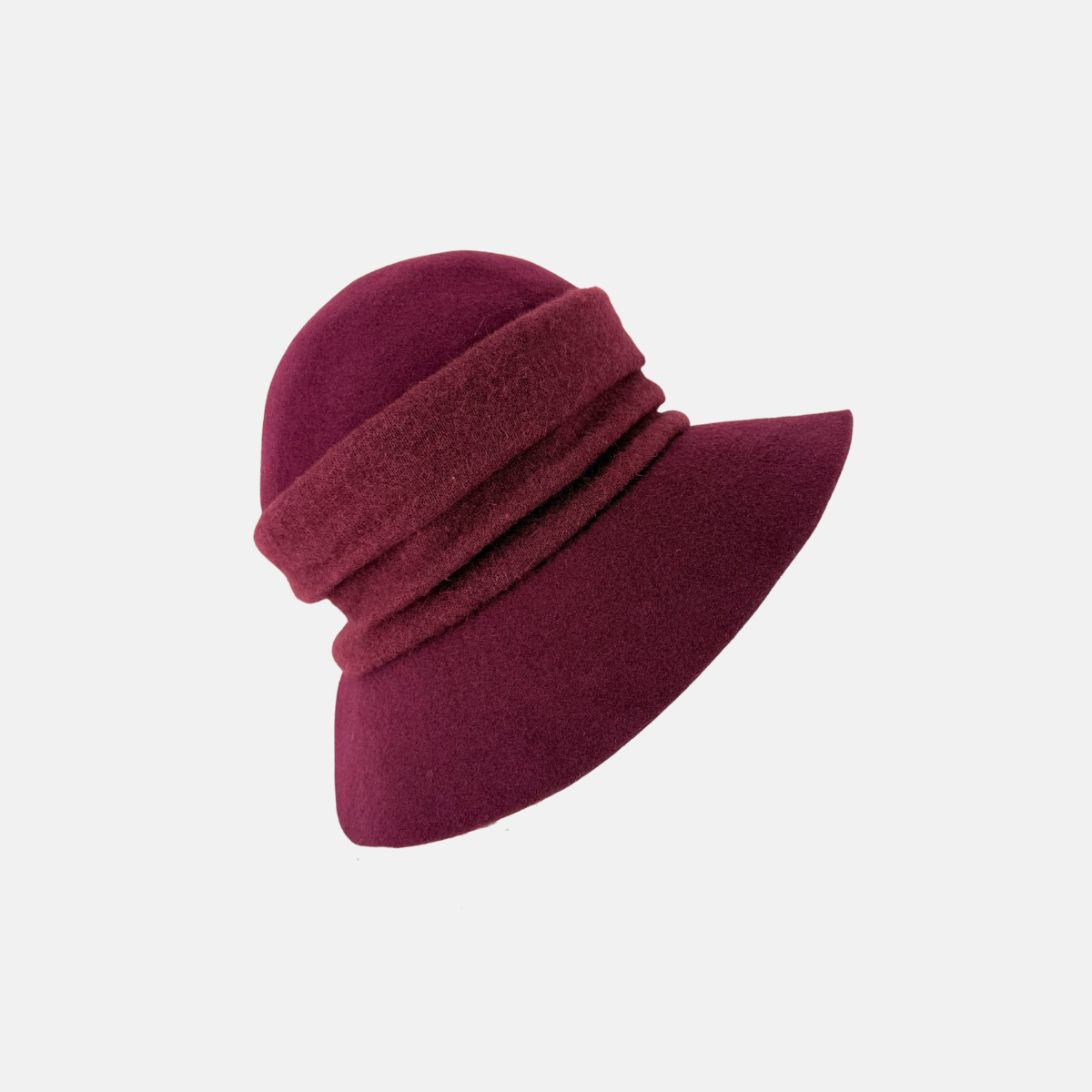 Julie Dubois Rose Wool Floppy Hat - Big Bag NY 2