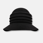Julie Dubois Rose Wool Floppy Hat In Brown - Big Bag NY
