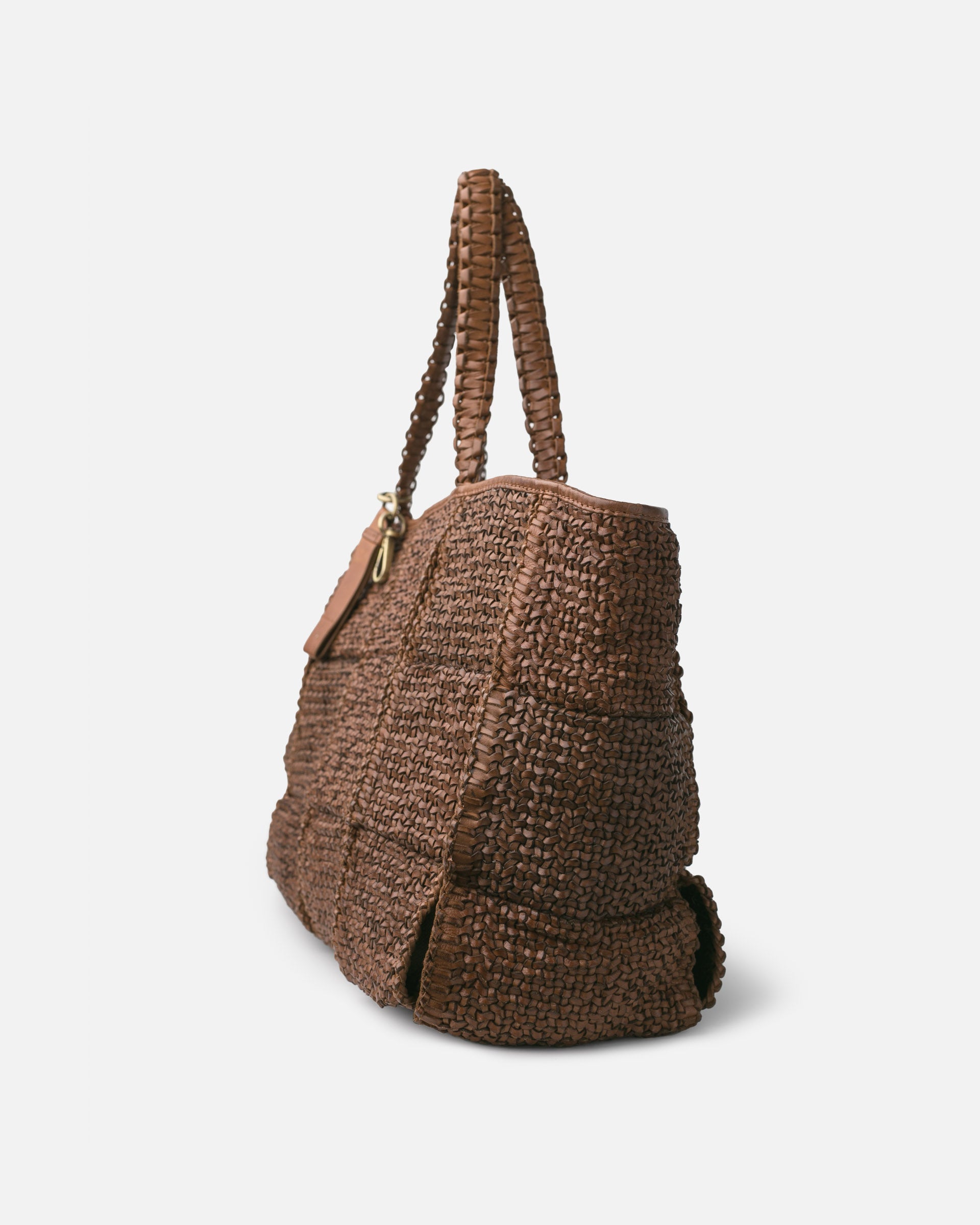 BIBA Kenett Shoulder Bag in Tan - Big Bag NY