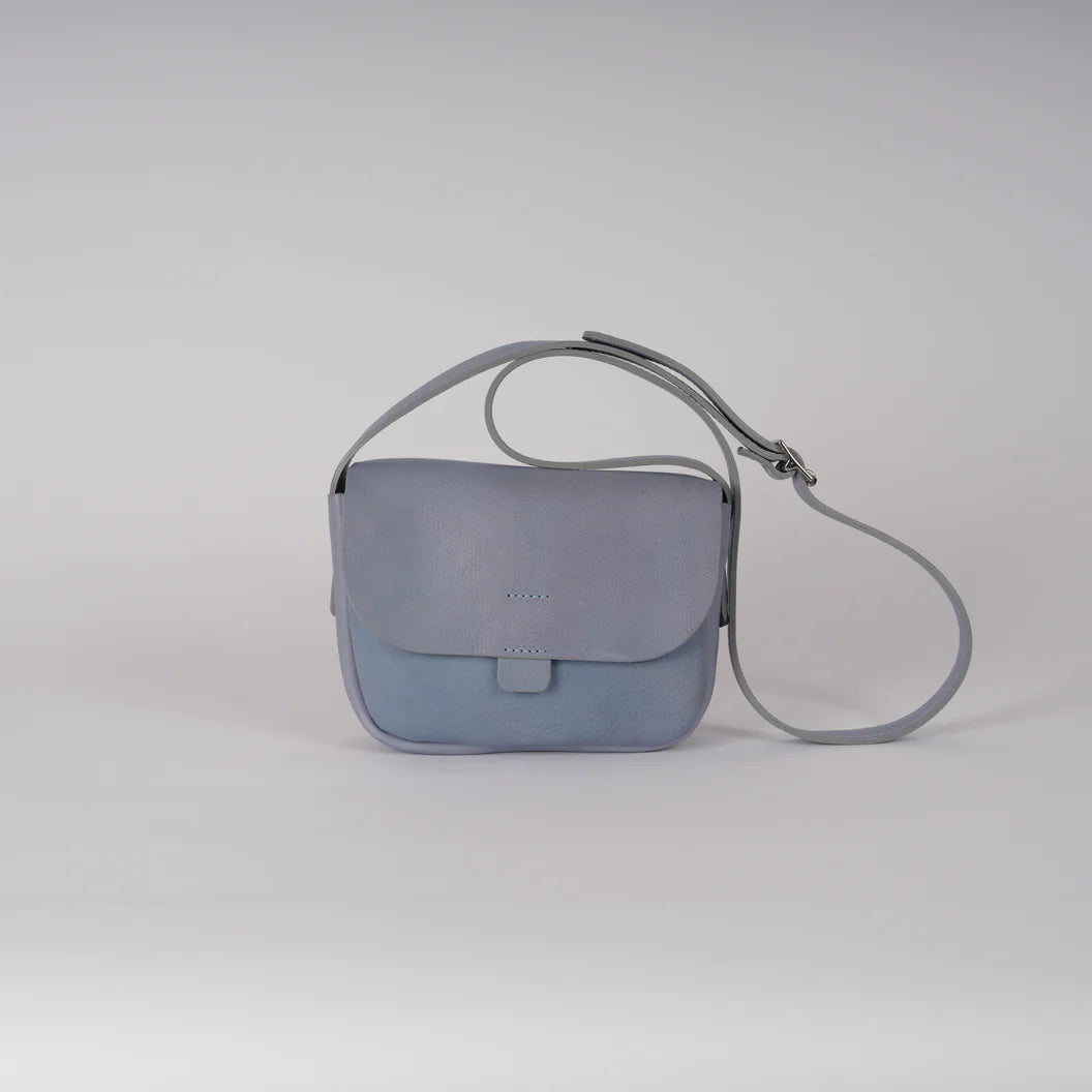 Kate Sheridan Midi Orb Tab Bag in Cornflower Blue - Big Bag NY 1
