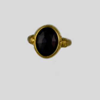 LA2L Camay Garnet Stone Ring-BigBagNY
