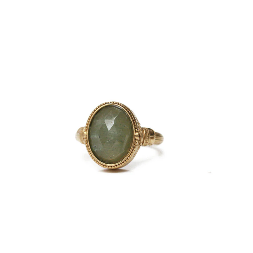 LA2L Camay Serpentine Stone Ring - Big Bag NY